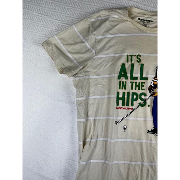 Mens Happy Gilmore Yellow XXL Golf Shirt Excellent Condition - Picture 7 of 9